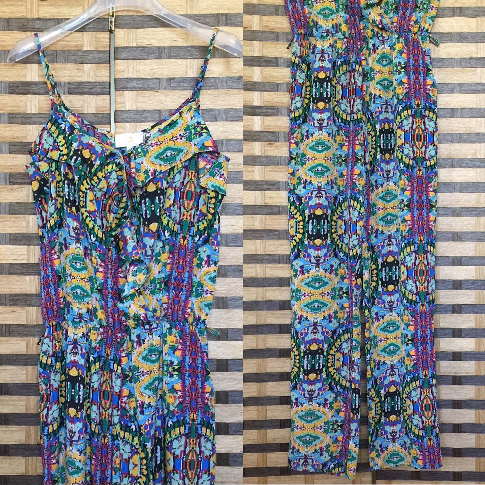 Collective Concept Floral Print Jumpsuit